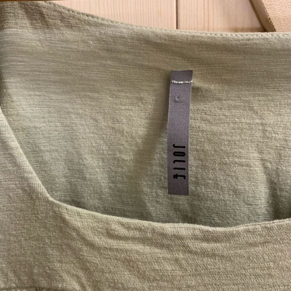 JOLIE || Sage Green Flowy Top - Picture 4 of 5